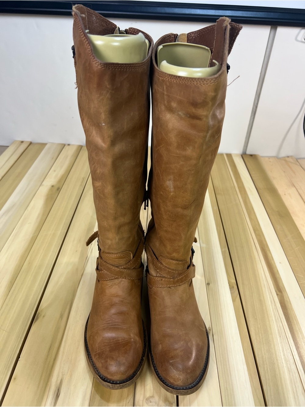 Steve Madden Genuine Leather Women's Tall Riding Boots western